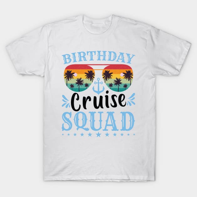 Birthday Cruise Squad Shirt Girls Birthday Cruise Squad 2024 T-Shirt by Sowrav